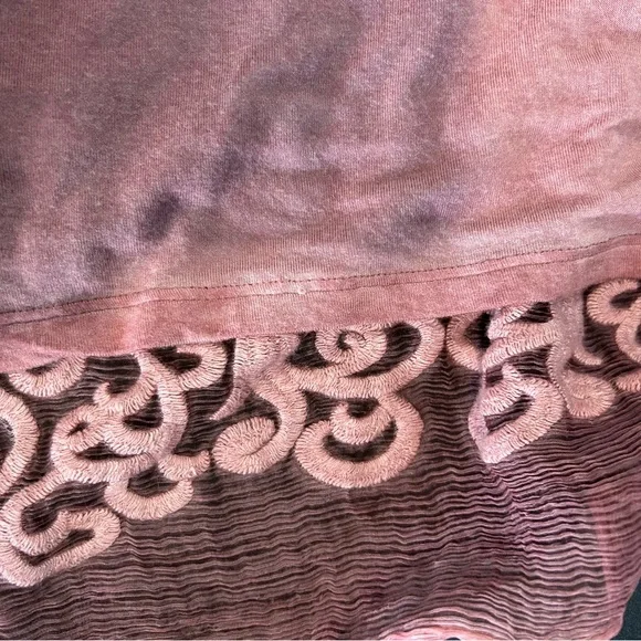 Soft Surroundings 100% Silk Embroidered Tunic Size Medium - Picture 4 of 11